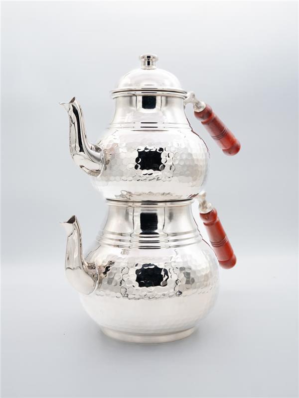 El Yapımı Klasik Bakır Çaydanlık